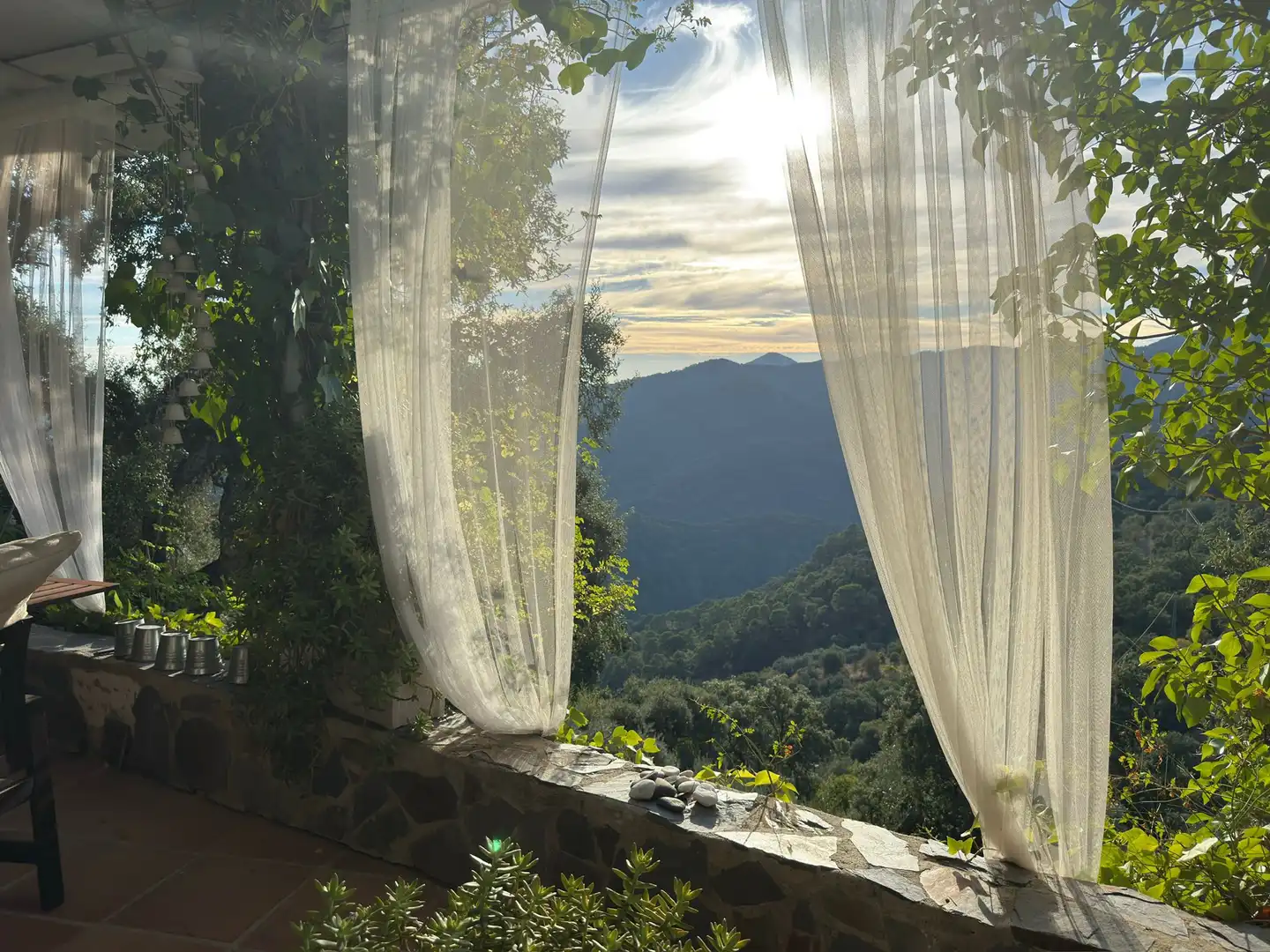 Terrace of Houses for rent in Atajate  with Air Conditioner, Private garden and Swimming Pool