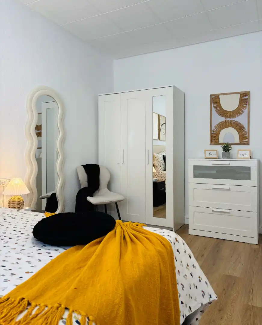 Bedroom of Flat for rent in Alicante / Alacant  with Air Conditioner, Furnished and Oven