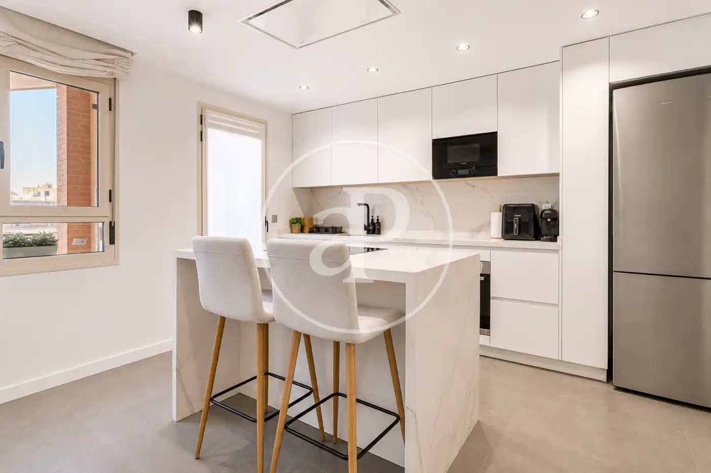 Kitchen of Flat for sale in Valencia  with Air Conditioner, Heating and Private garden
