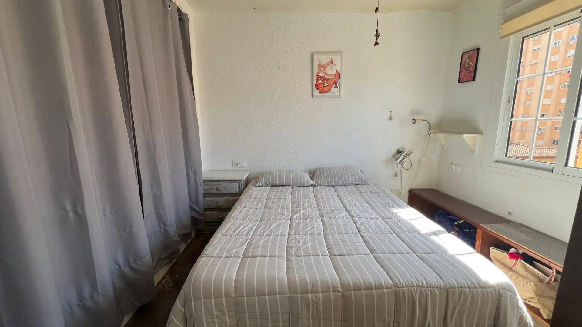 Schlafzimmer von Wohnung zum Verkauf in Málaga mit Klimaanlage, Terrasse und Möbliert