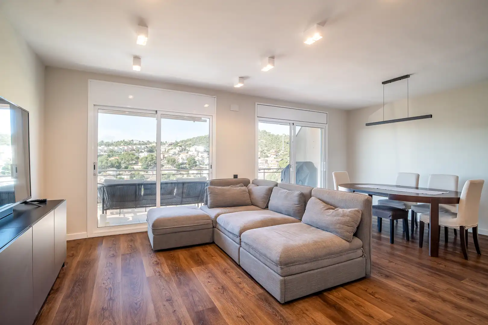 Living room of Detached homes for sale in Calafell  with Air Conditioner, Private garden and Terrace