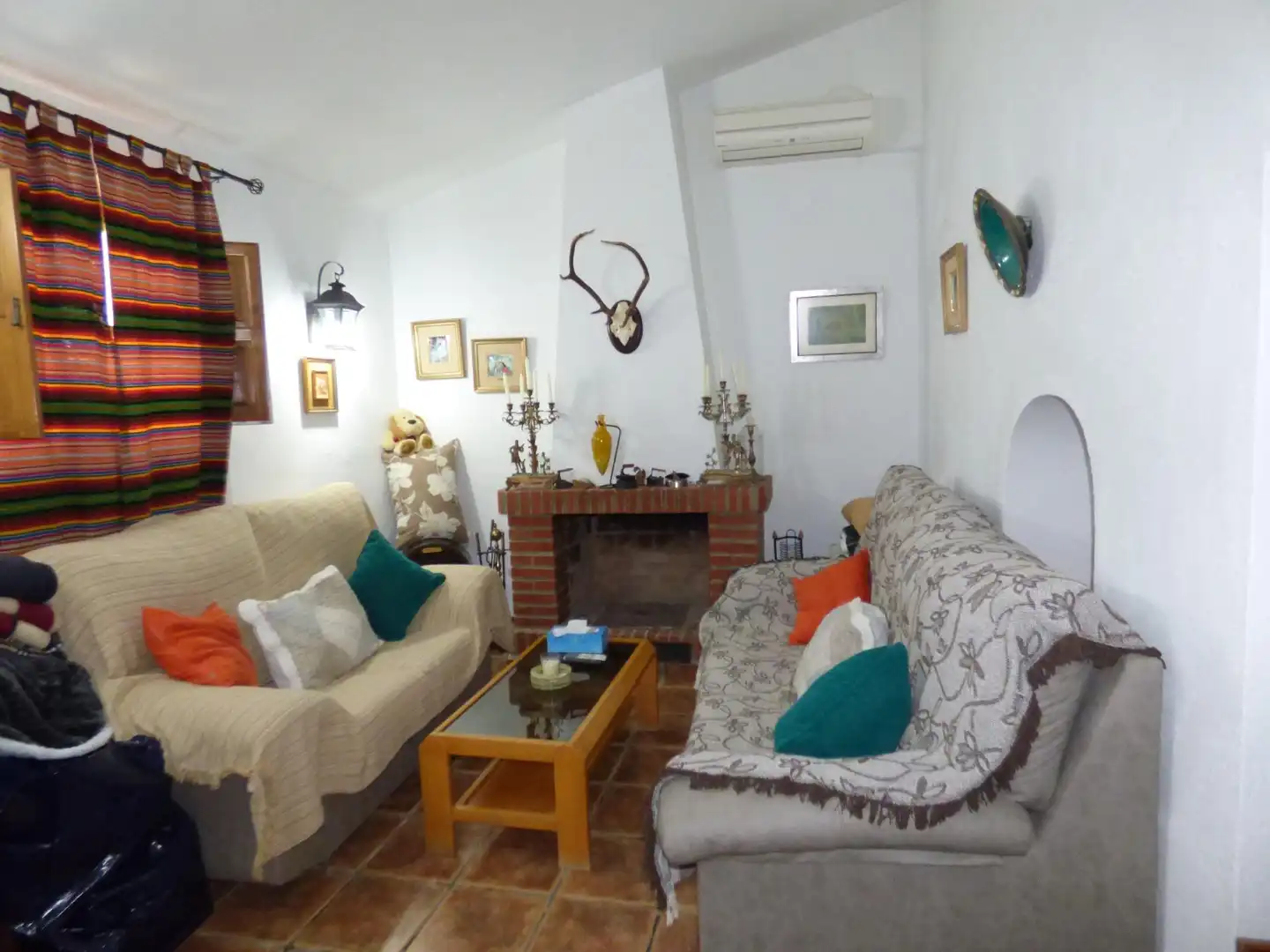Sala de estar de Finca rústica en venta en Uleila del Campo con Calefacción, Jardín privado y Piscina comunitaria