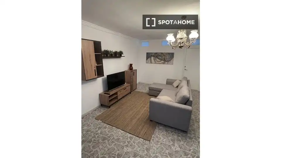Living room of Flat for rent in Málaga  with Air Conditioner, Heating and Furnished