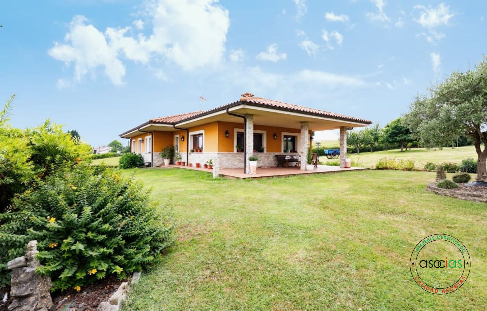 Garden of House or chalet for sale in Gijón   with Heating, Private garden and Parquet flooring