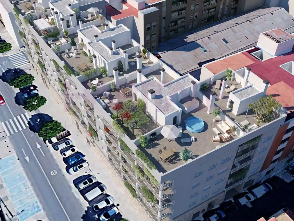 Vista exterior de Àtic en venda en Alfafar amb Terrassa