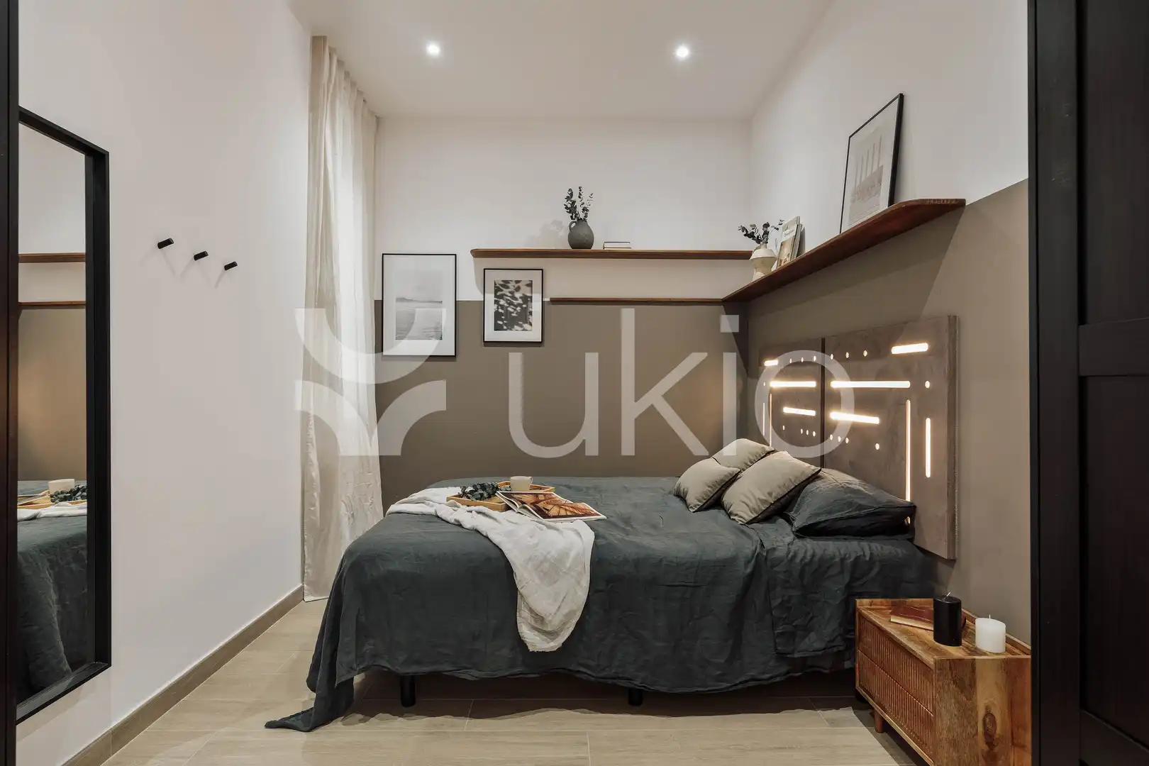 Bedroom of Apartments for rent in Barcelona  with Air Conditioner, Heating and Terrace