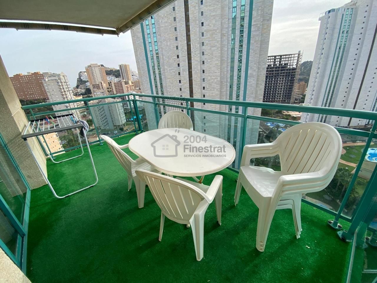 Terrace of Flat for sale in Villajoyosa / La Vila Joiosa  with Air Conditioner, Terrace and Furnished