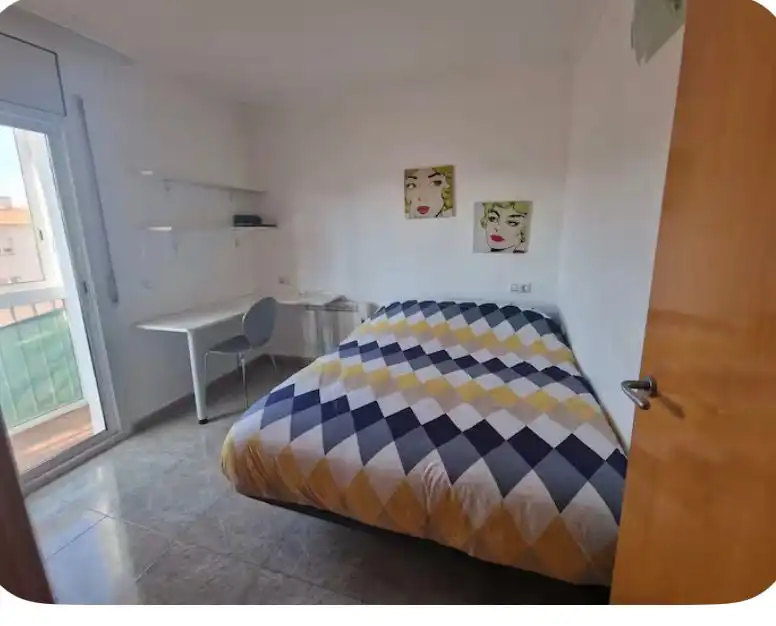 Bedroom of Flat for sale in Roses  with Air Conditioner and Balcony