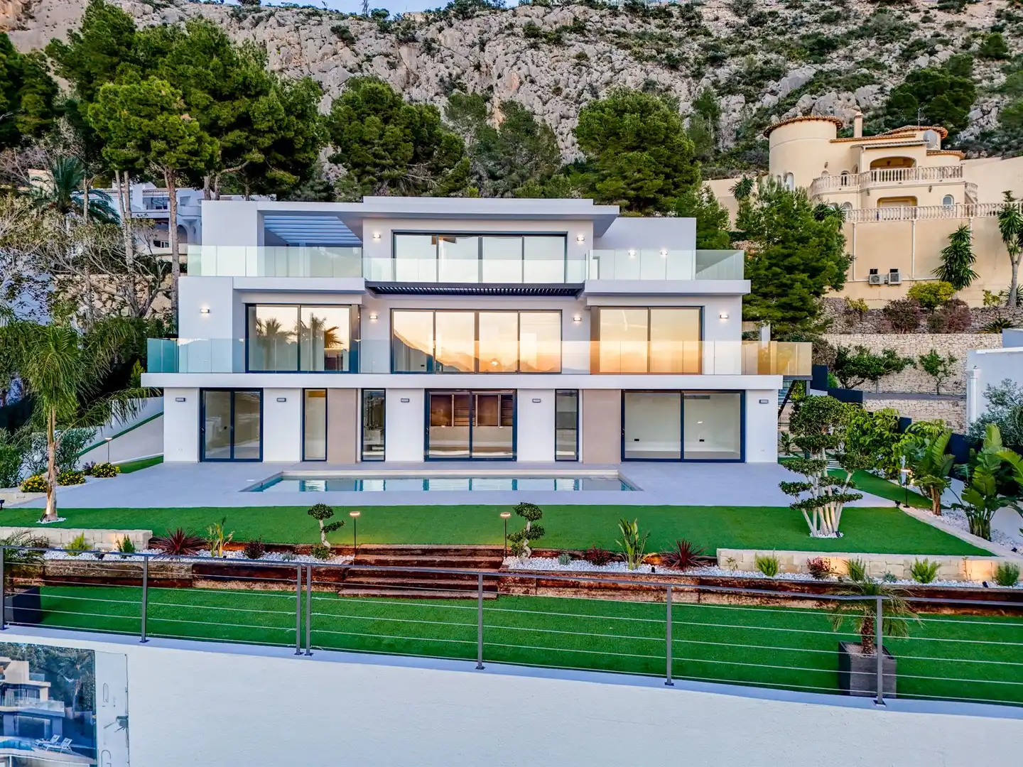 Vista exterior de Casa o chalet en venta en Altea con Aire acondicionado, Calefacción y Jardín privado