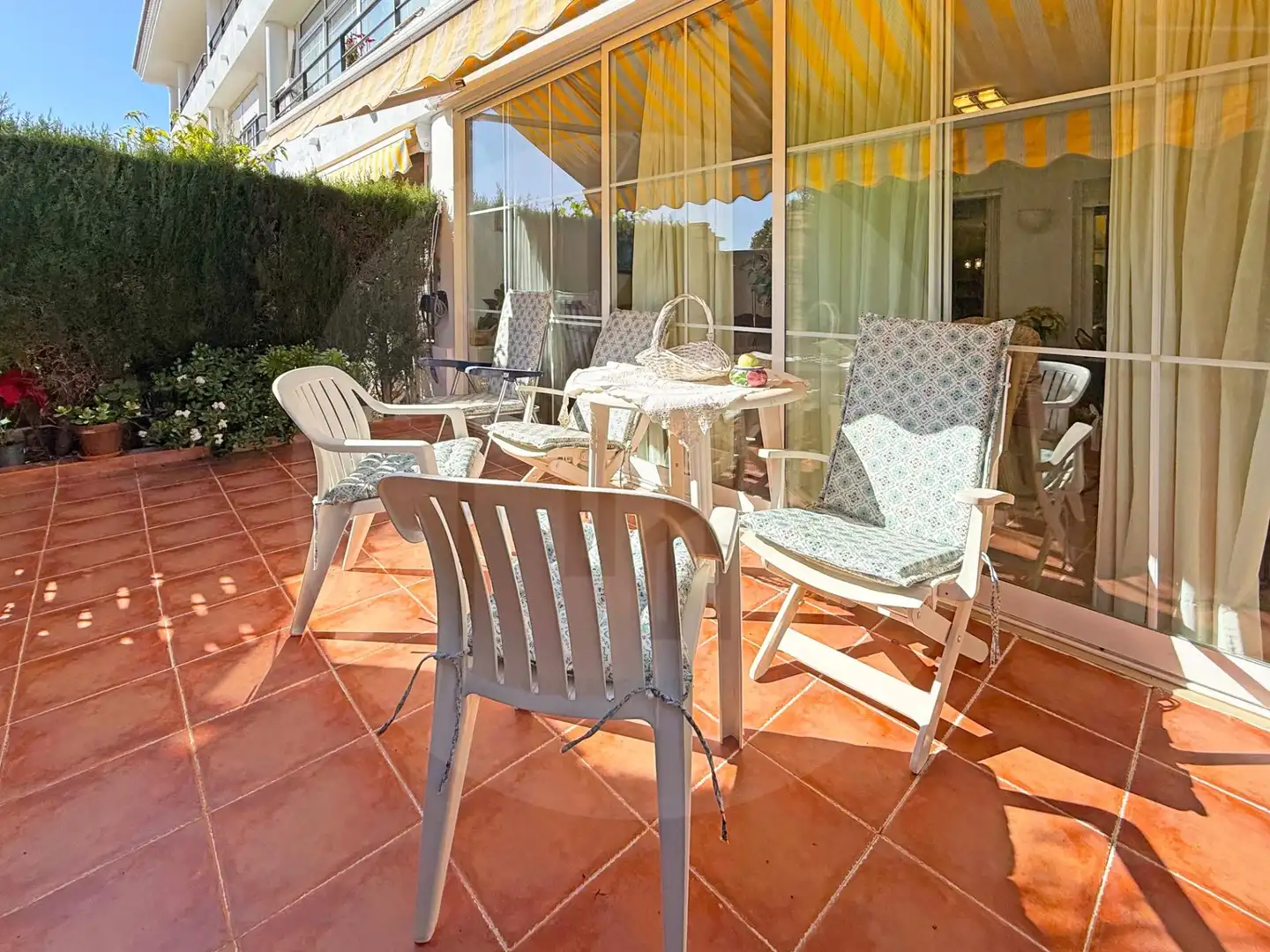 Terrasse von Wohnung zum Verkauf in Puçol mit Terrasse, Abstellraum und Gemeinschaftspool