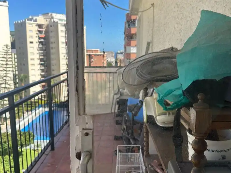 Terraza de Piso en venta en Fuengirola con Jardín privado, Terraza y Balcón