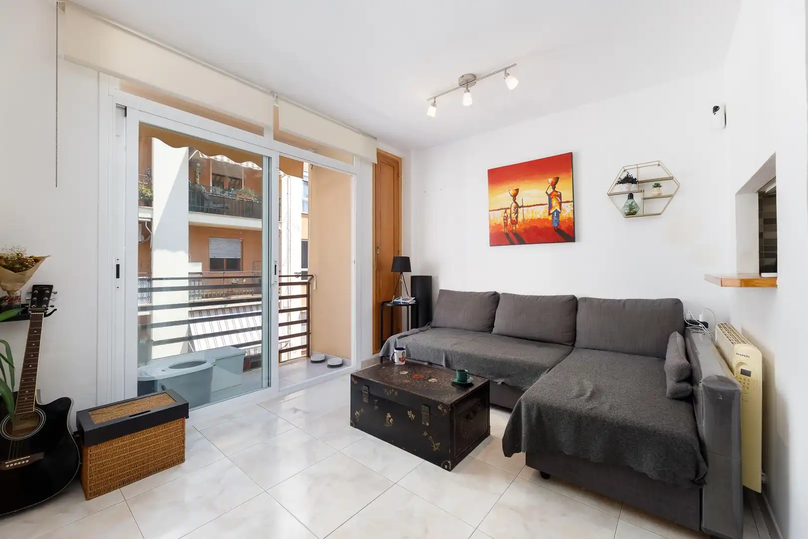 Sala d'estar de Pis en venda en  Palma de Mallorca amb Balcó
