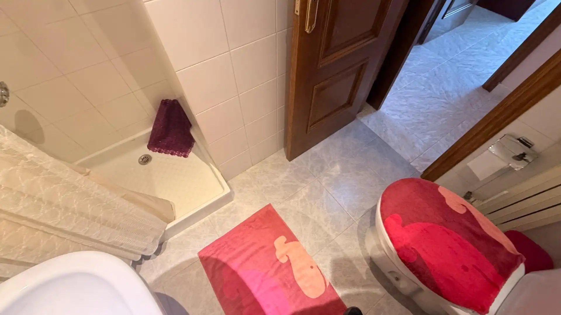 Baño de Casa o chalet en venta en Leiro con Jardín privado, Terraza y Trastero