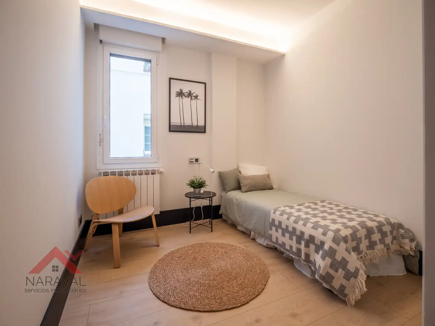 Bedroom of Flat for sale in  Pamplona / Iruña  with Air Conditioner, Heating and Oven