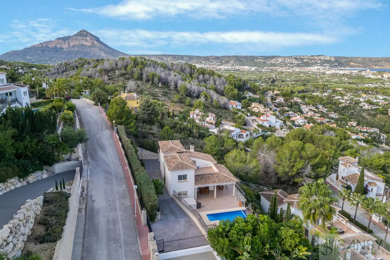 Vista exterior de Casa o chalet en venta en Jávea / Xàbia con Aire acondicionado, Calefacción y Piscina