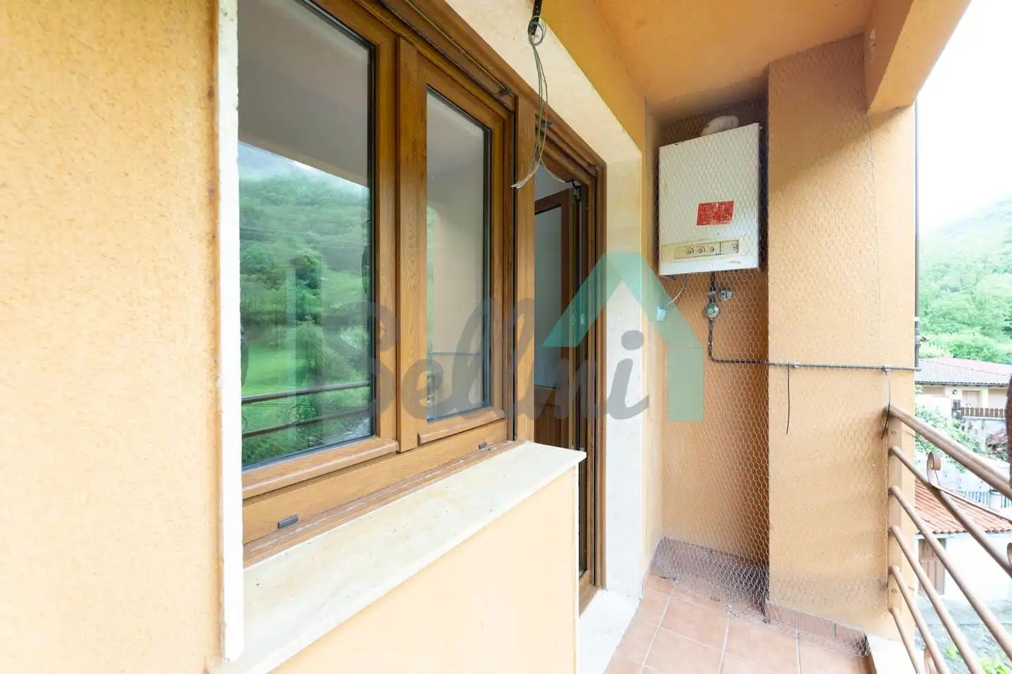 Balcony of Flat for sale in Aller  with Heating, Terrace and Storage room