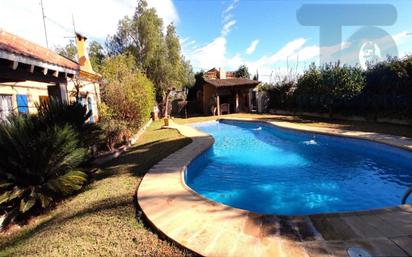 Jardí de Finca rústica en venda en Lorca amb Aire condicionat, Terrassa i Piscina