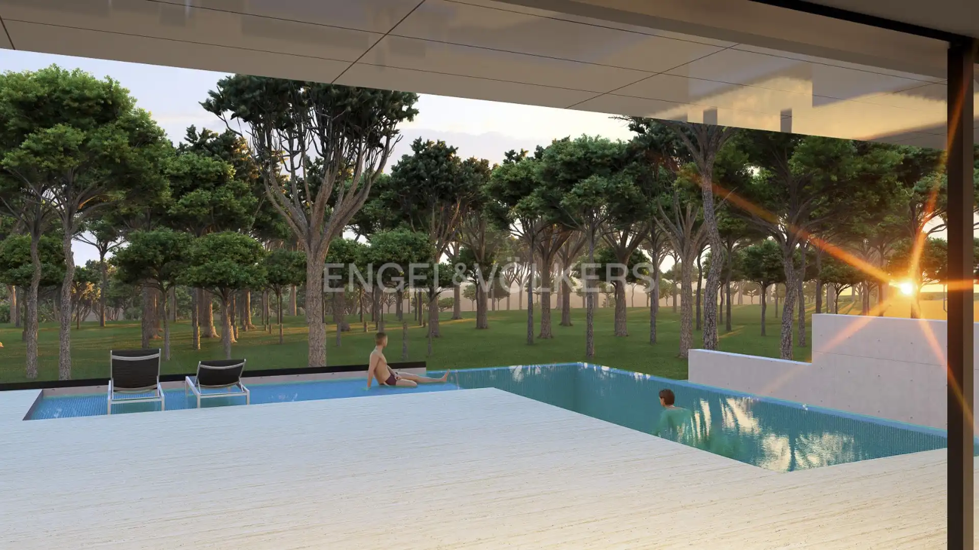 Schwimmbecken von Haus oder Chalet zum Verkauf in Sant Vicenç de Montalt mit Heizung und Privatgarten