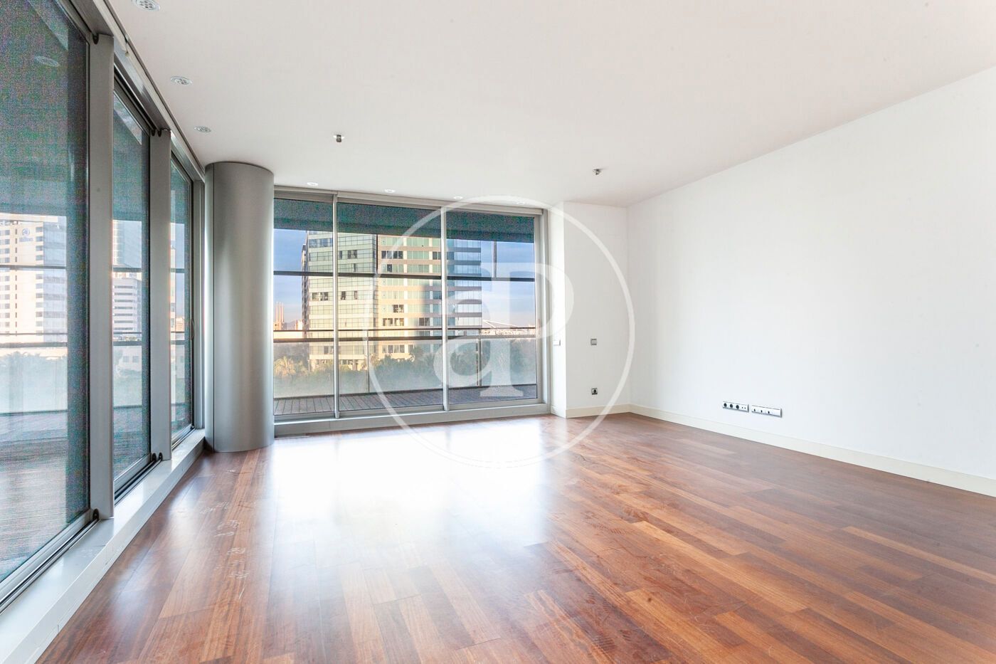 Sala d'estar de Pis en venda en  Barcelona Capital amb Aire condicionat, Calefacció i Terrassa