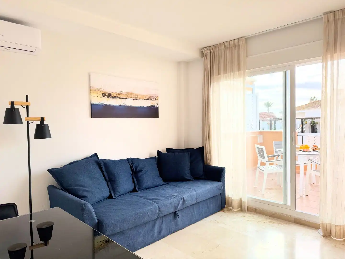 Living room of Flat for rent in Marina de Casares