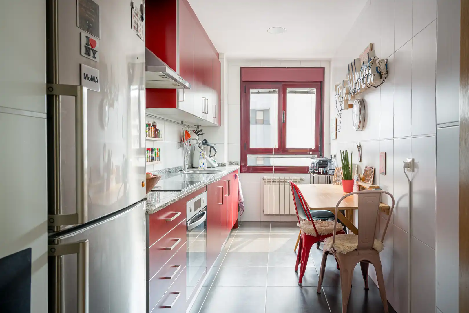 Küche von Wohnung zum Verkauf in Gijón  mit Heizung und Parkett