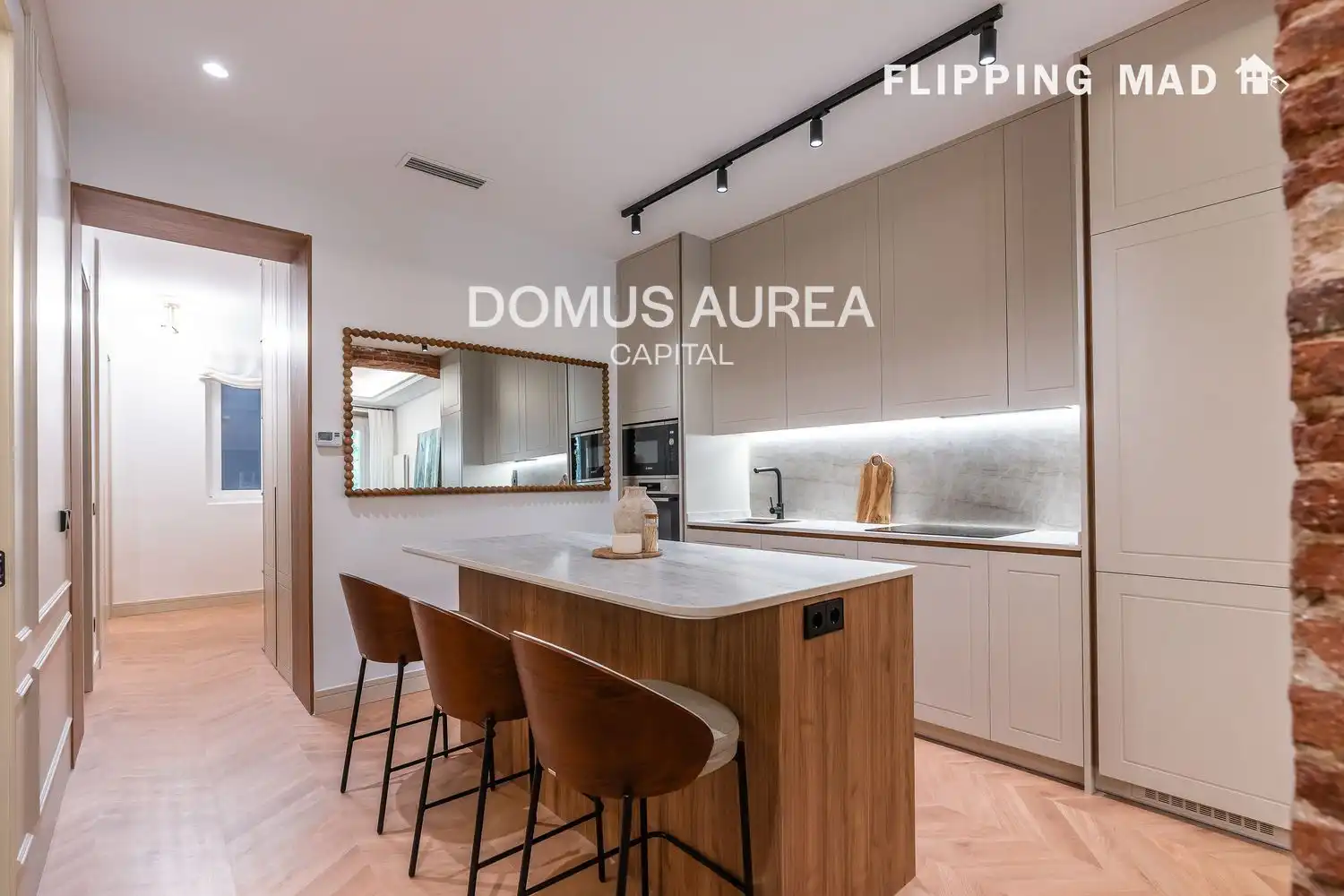 Küche von Wohnung zum Verkauf in Madrid mit Klimaanlage, Heizung und Parkett