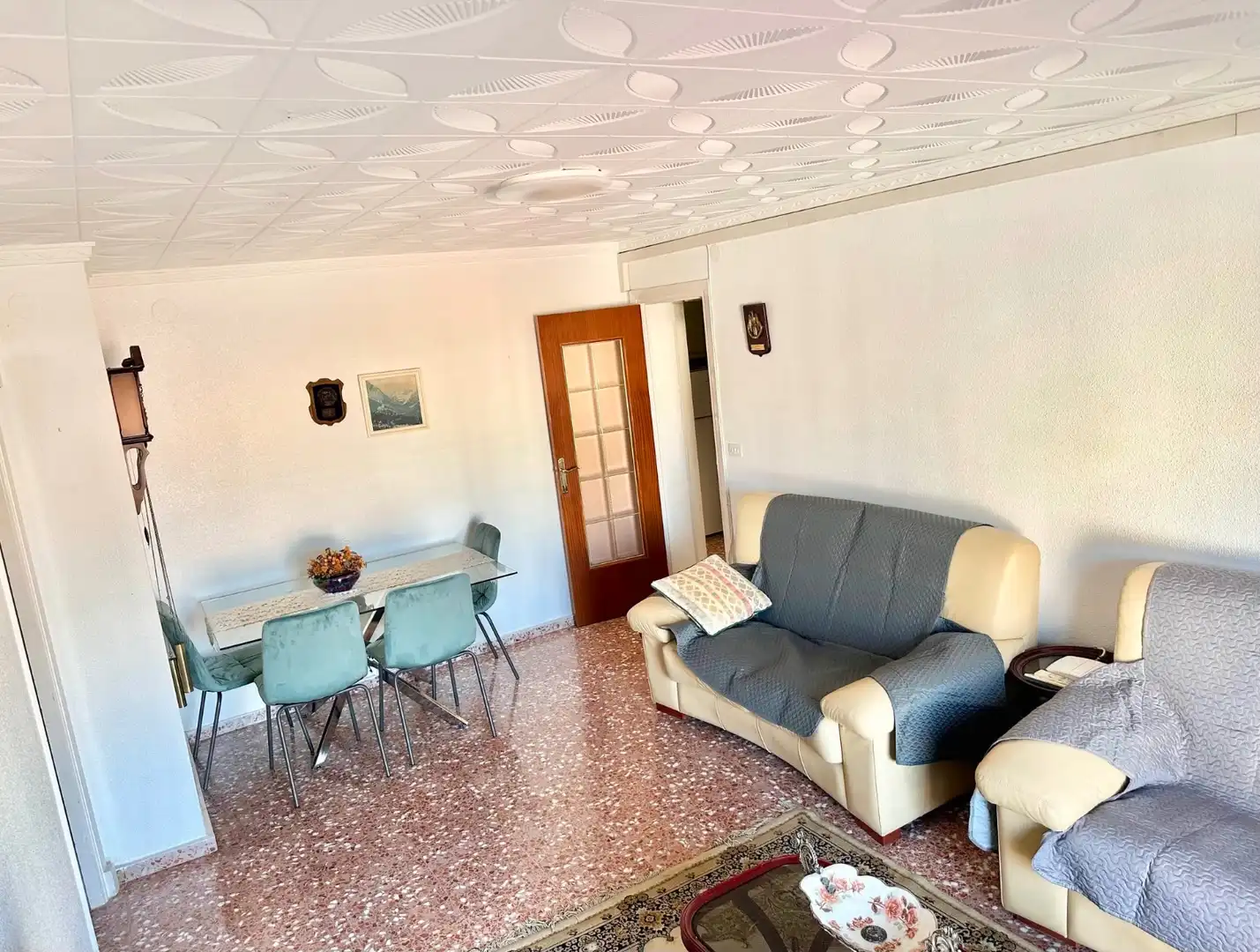 Sala d'estar de Apartament de lloguer en Cartagena amb Aire condicionat, Moblat i Rentadora