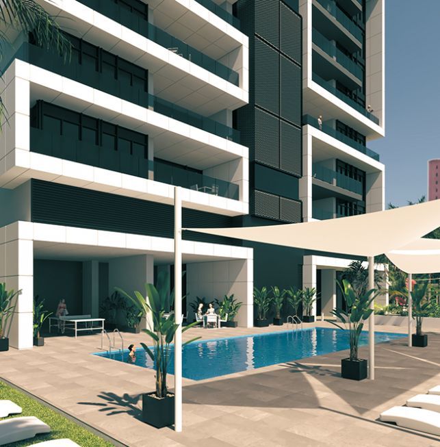 Piscina de Àtic en venda en Benidorm amb Piscina comunitària