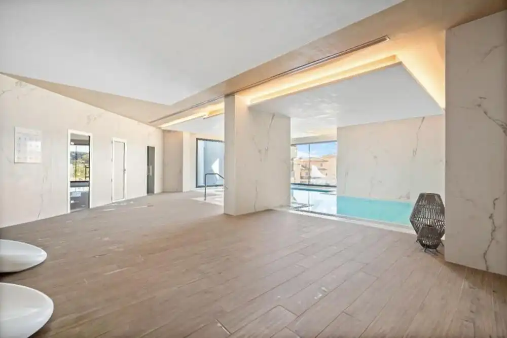 Piscina de Apartament de lloguer en Estepona amb Aire condicionat, Terrassa i Traster