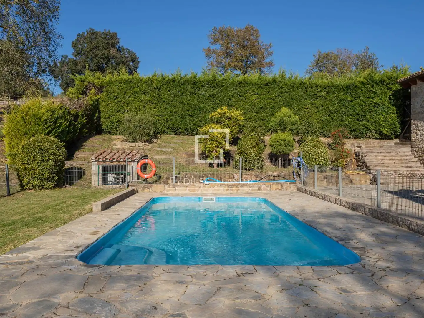 Piscina de Finca rústica en venta en Santa Pau con Jardín privado, Terraza y Trastero