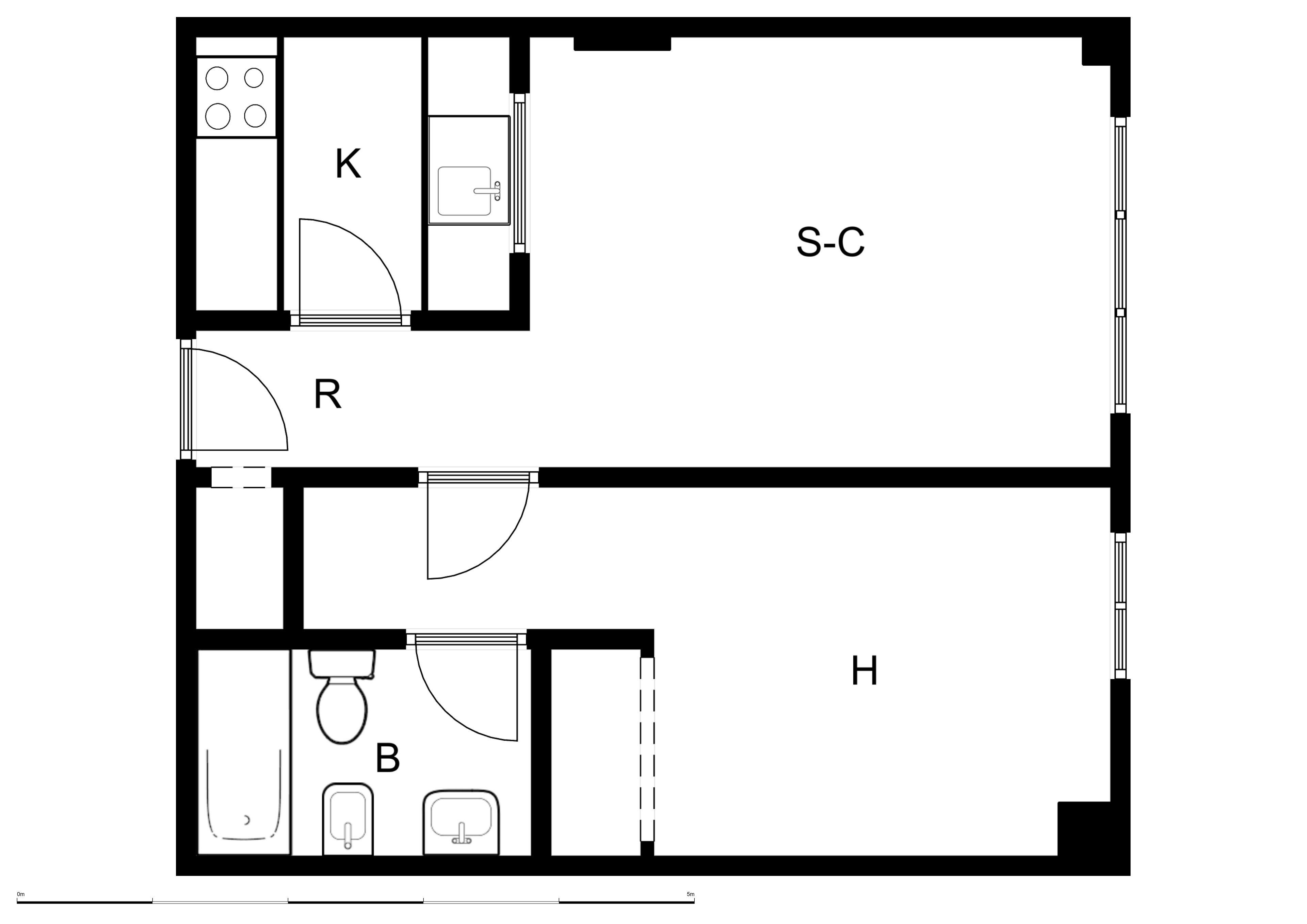 Flat for sale in  Madrid Capital  with Air Conditioner, Private garden and Storage room