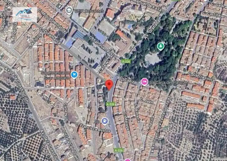 Vista exterior de Piso en venta en Huéscar