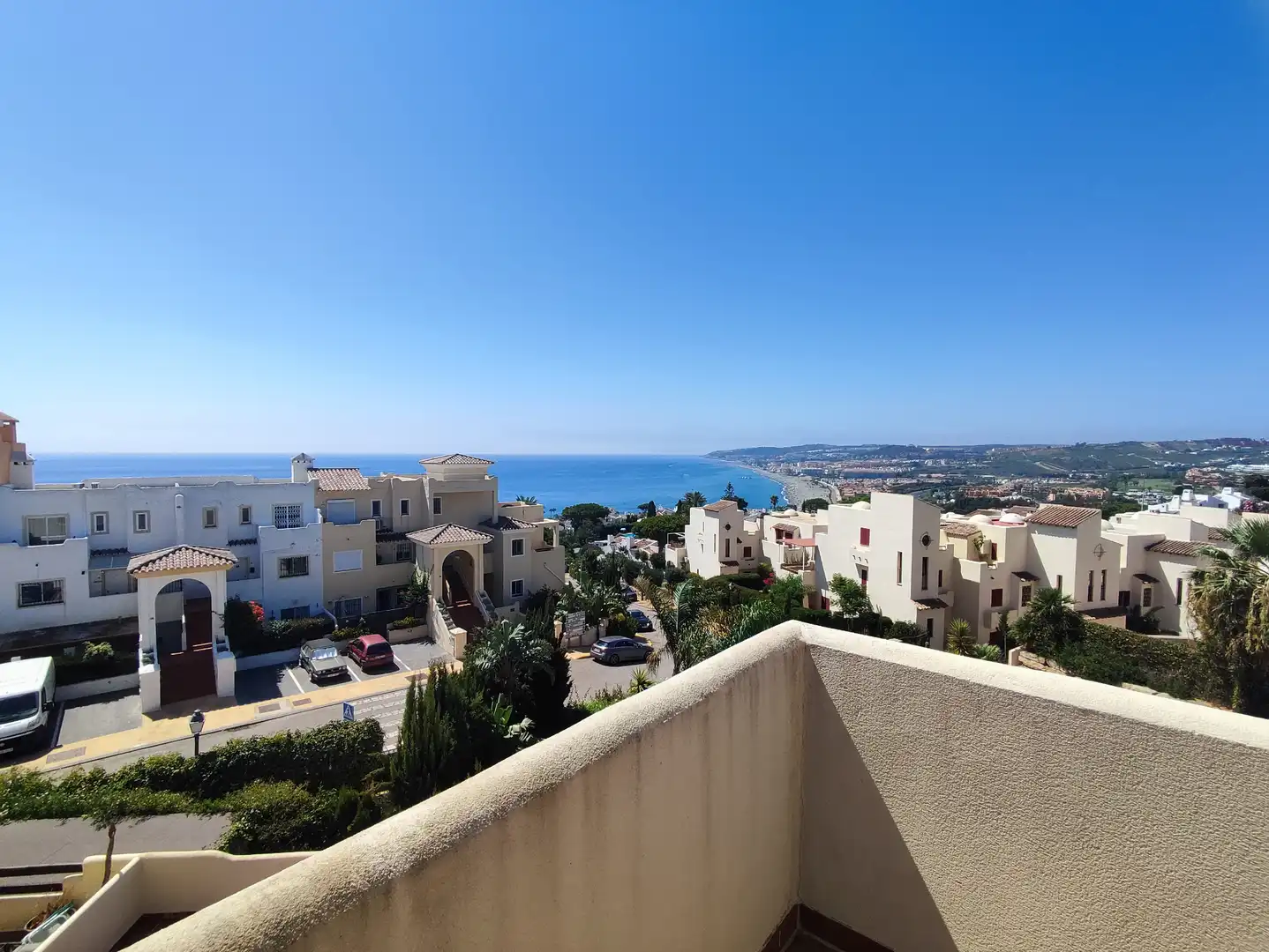 Exterior view of Duplexes for rent in Casares  with Air Conditioner, Heating and Terrace