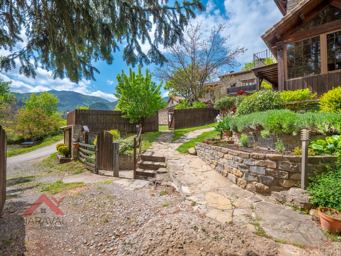 Jardín de Casa o chalet en venta en Fiscal con Aire acondicionado, Calefacción y Jardín privado