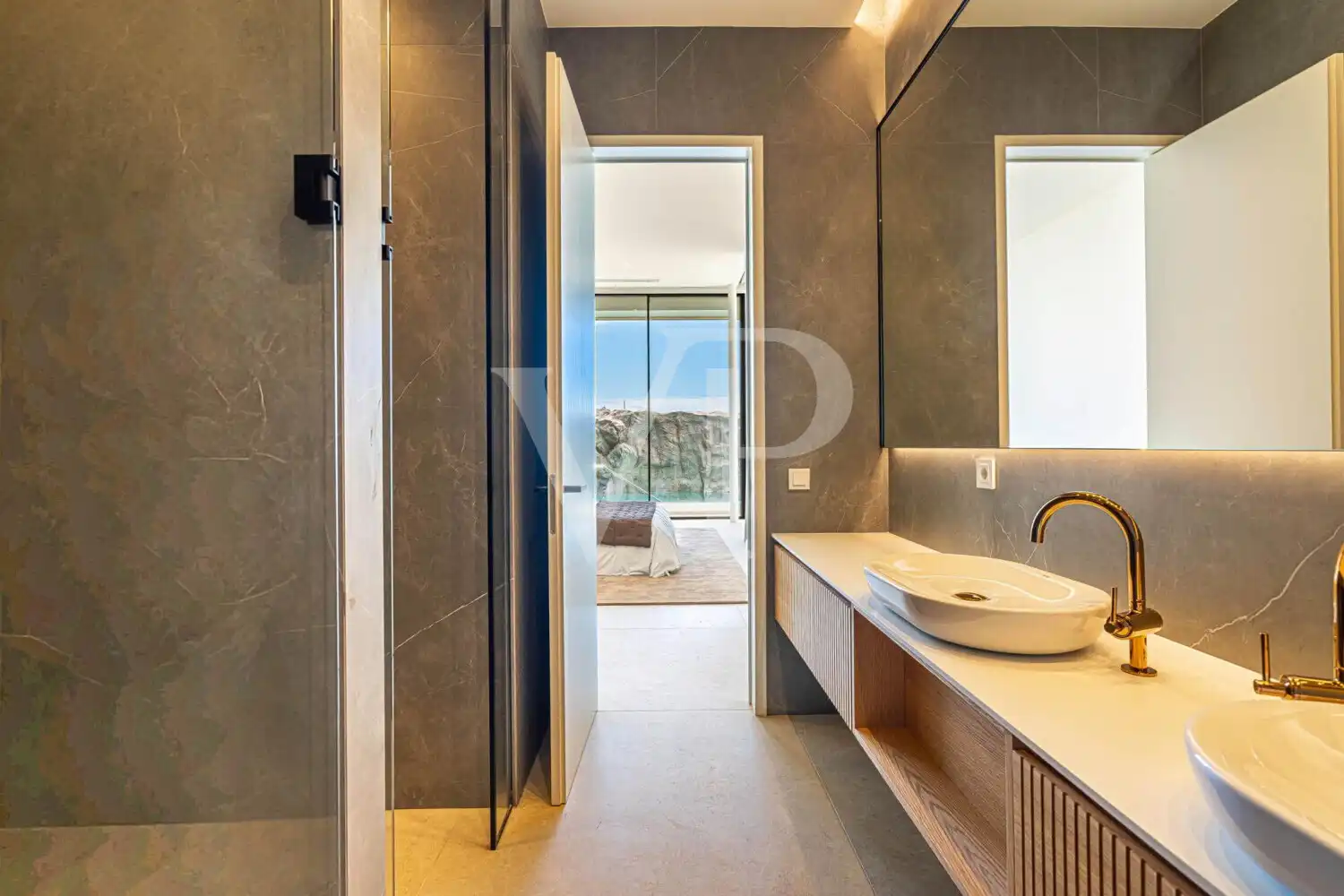 Badezimmer von Haus oder Chalet zum Verkauf in Guía de Isora mit Klimaanlage, Terrasse und Sauna