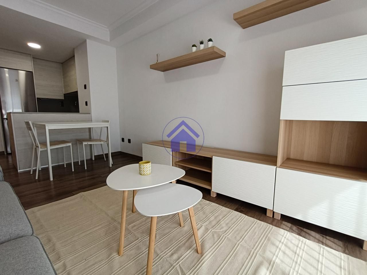 Living room of Apartment to rent in Vigo   with Terrace, Furnished and Balcony