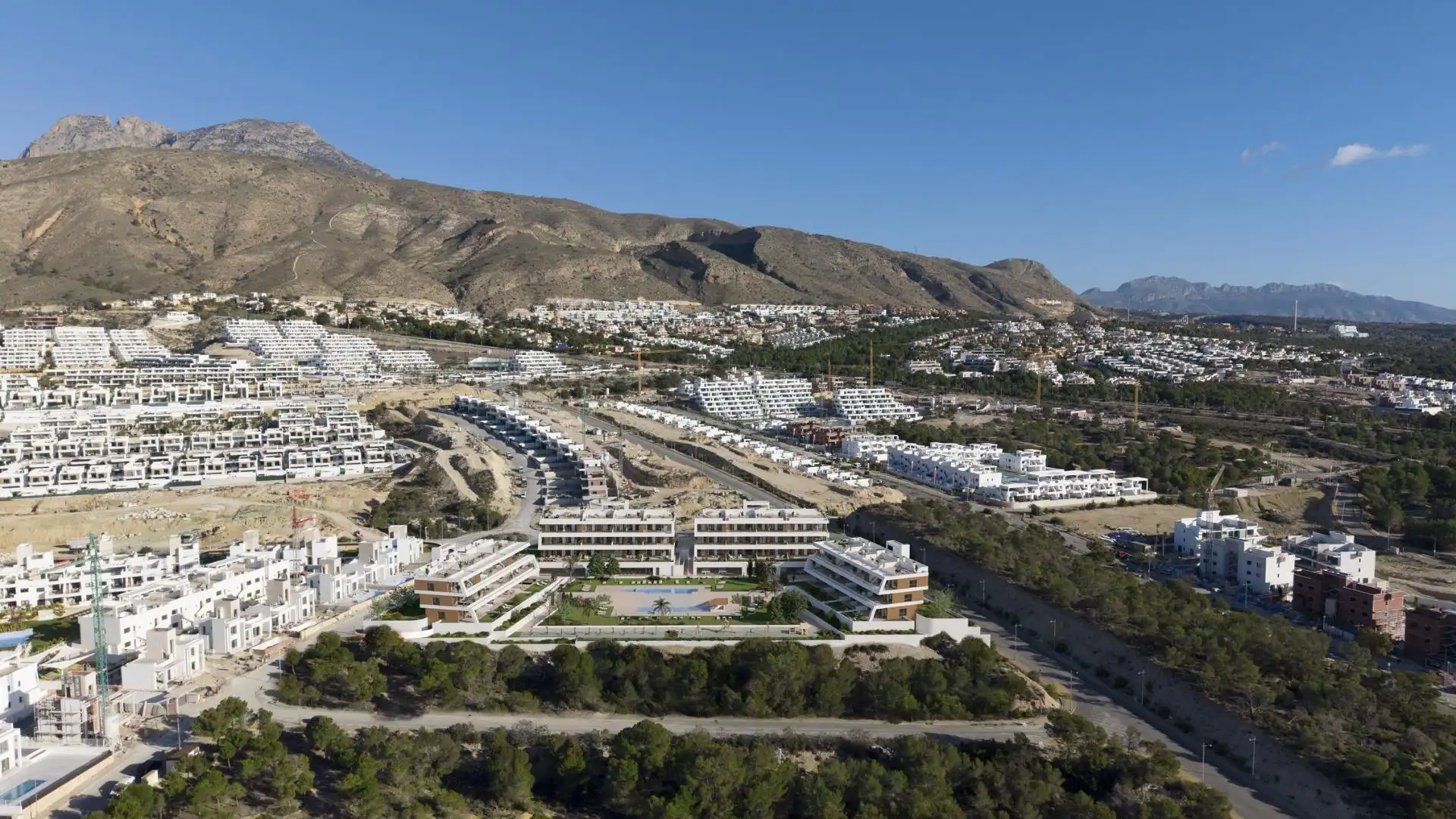 Vista exterior de Apartamento en venta en Finestrat con Aire acondicionado, Terraza y Trastero