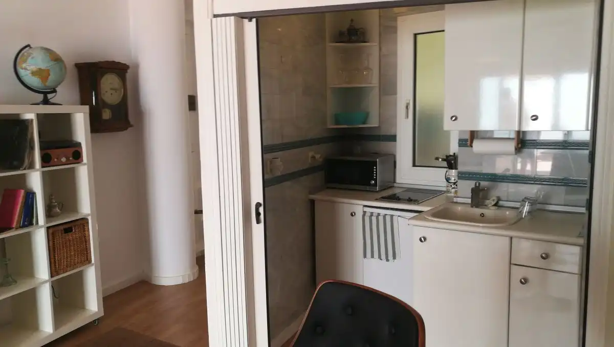 Kitchen of Apartments for rent in Huelva  with Air Conditioner and Furnished
