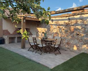 Terrassa de Casa o xalet de lloguer en Castillejo de Iniesta amb Jardí privat, Moblat i Domòtica