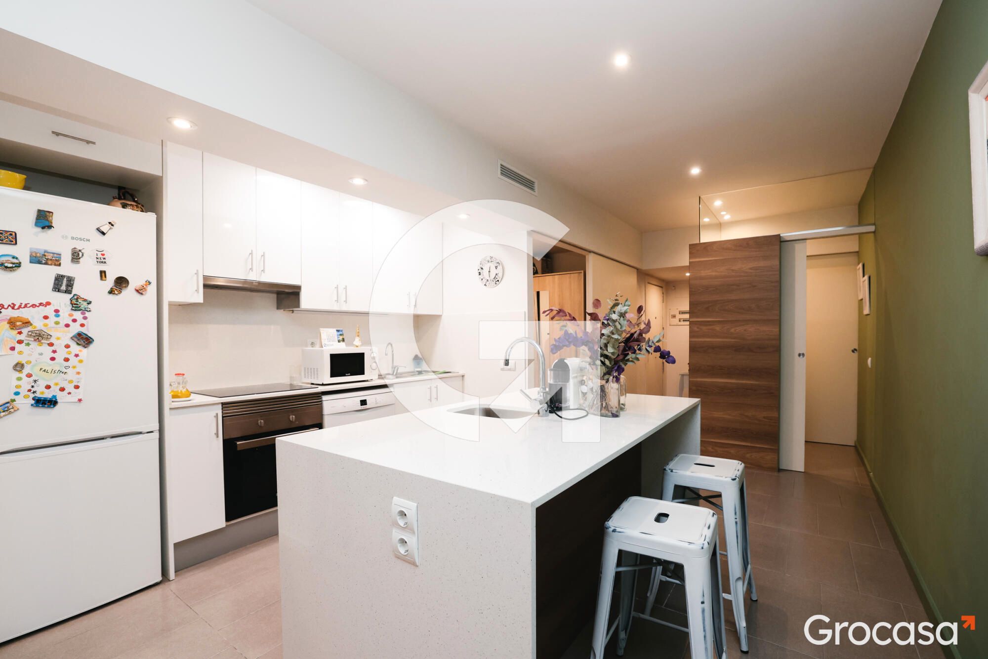 Cuina de Planta baixa en venda en Sant Boi de Llobregat amb Aire condicionat, Calefacció i Terrassa