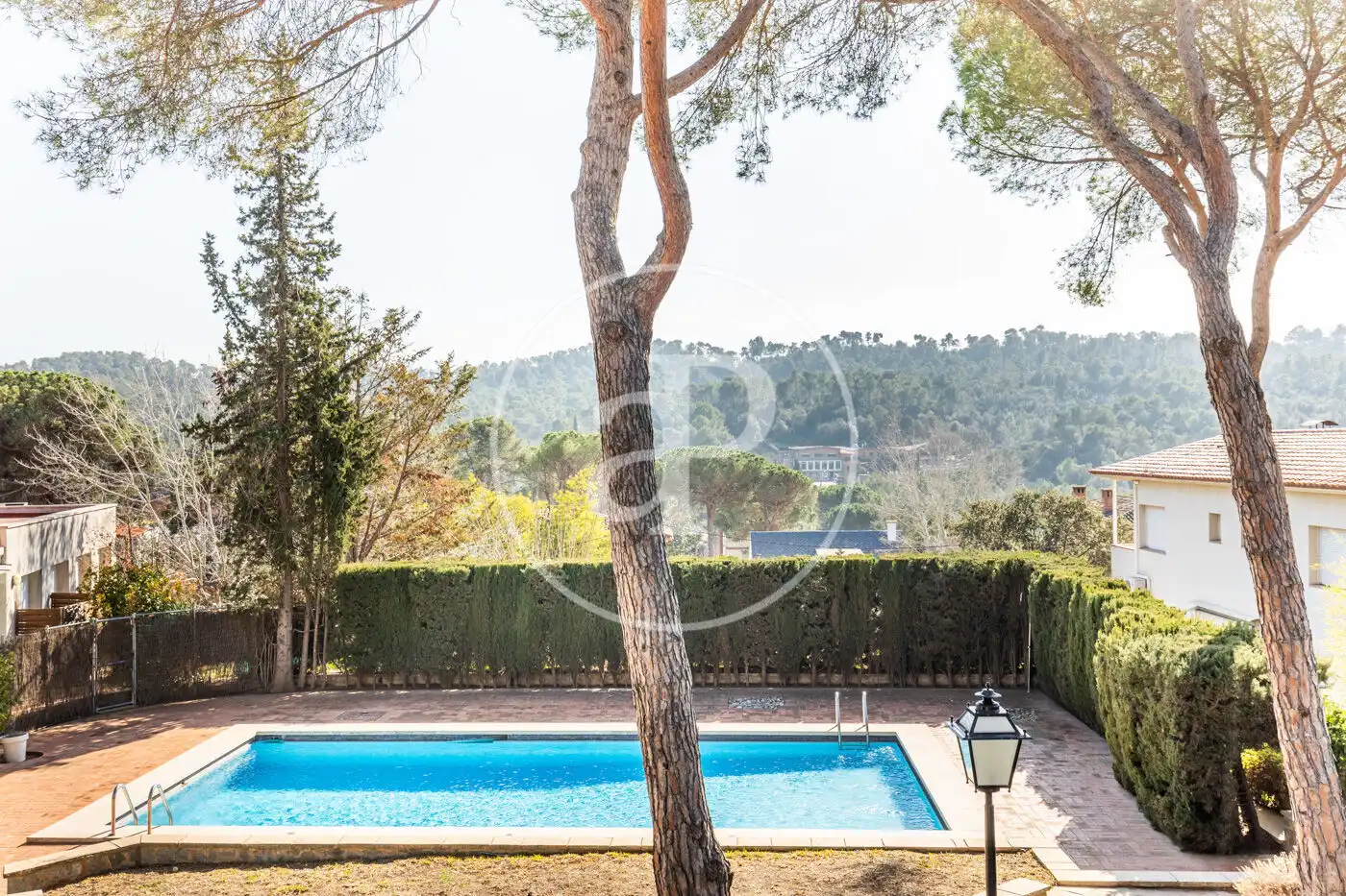 Swimming pool of Houses for sale in Sant Cugat del Vallès  with Air Conditioner, Heating and Private garden