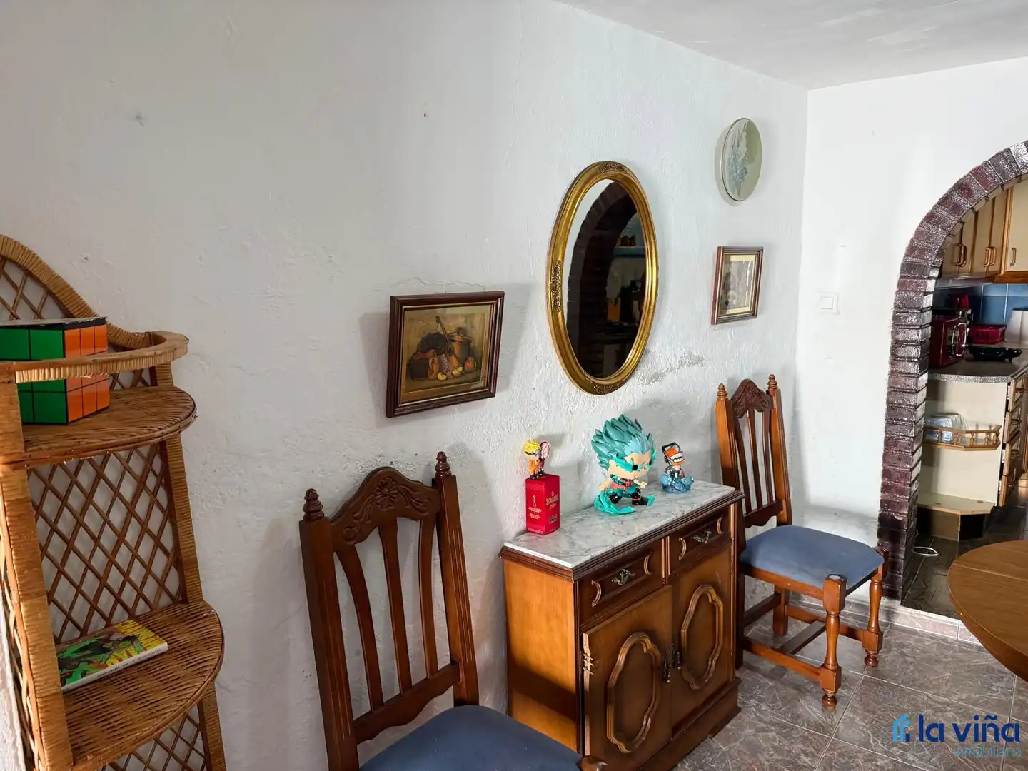Dining room of Houses for sale in Cuevas Bajas  with Storage room and Furnished