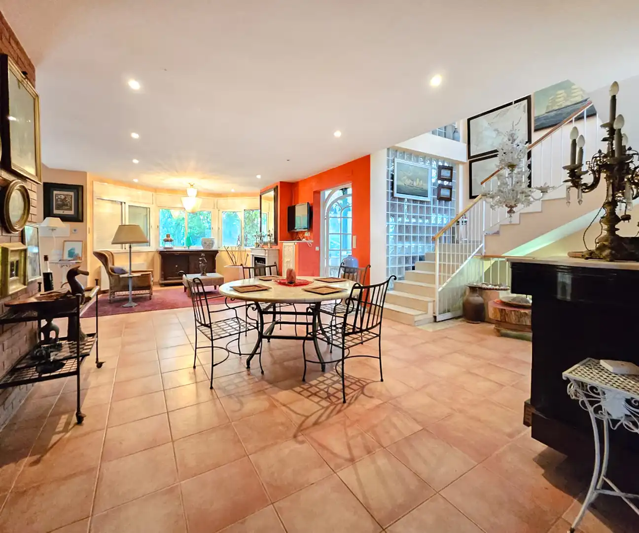 Dining room of Houses for sale in Sant Cugat del Vallès