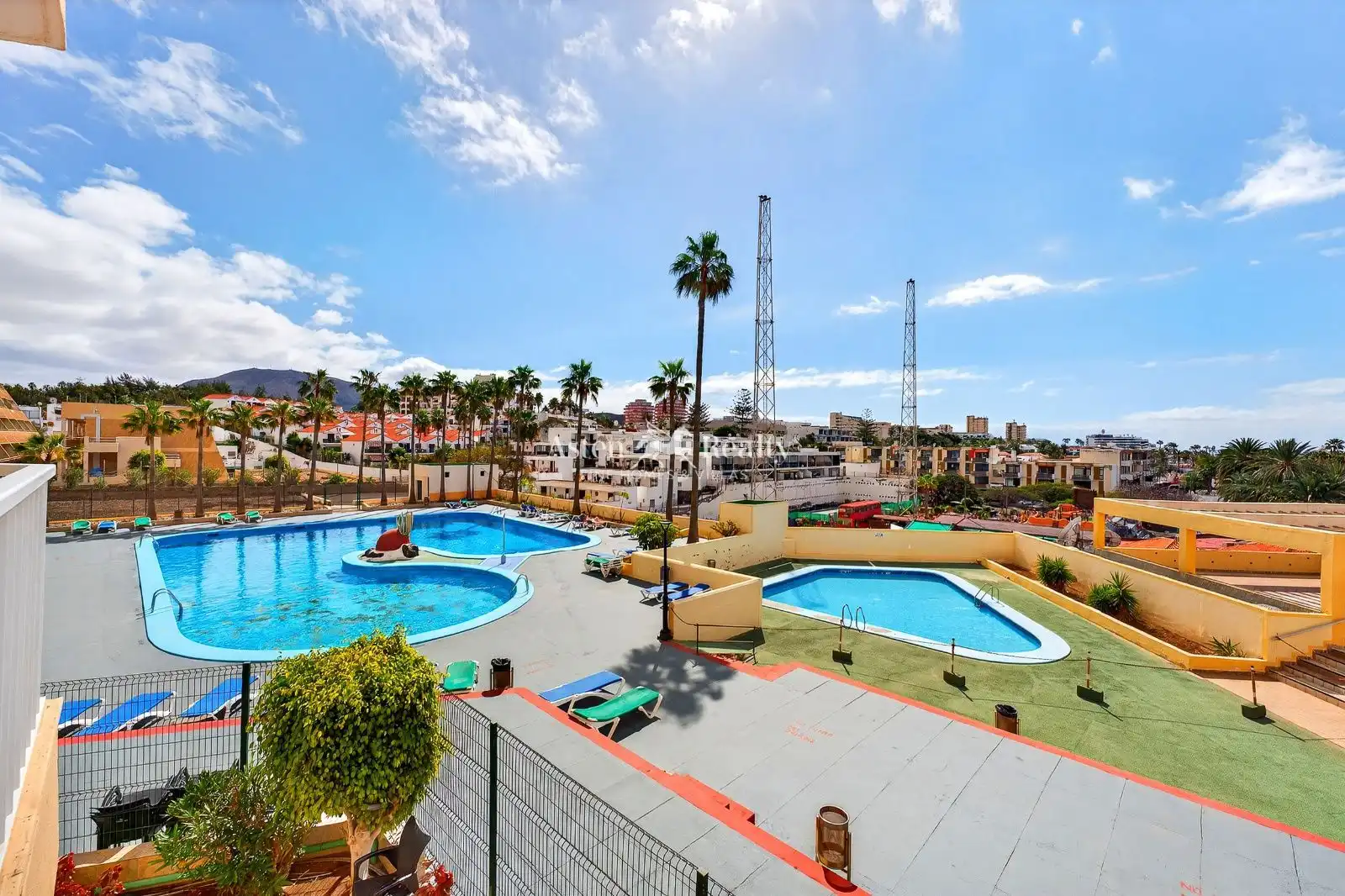 Swimming pool of Apartments for sale in Arona  with Air Conditioner, Heating and Terrace