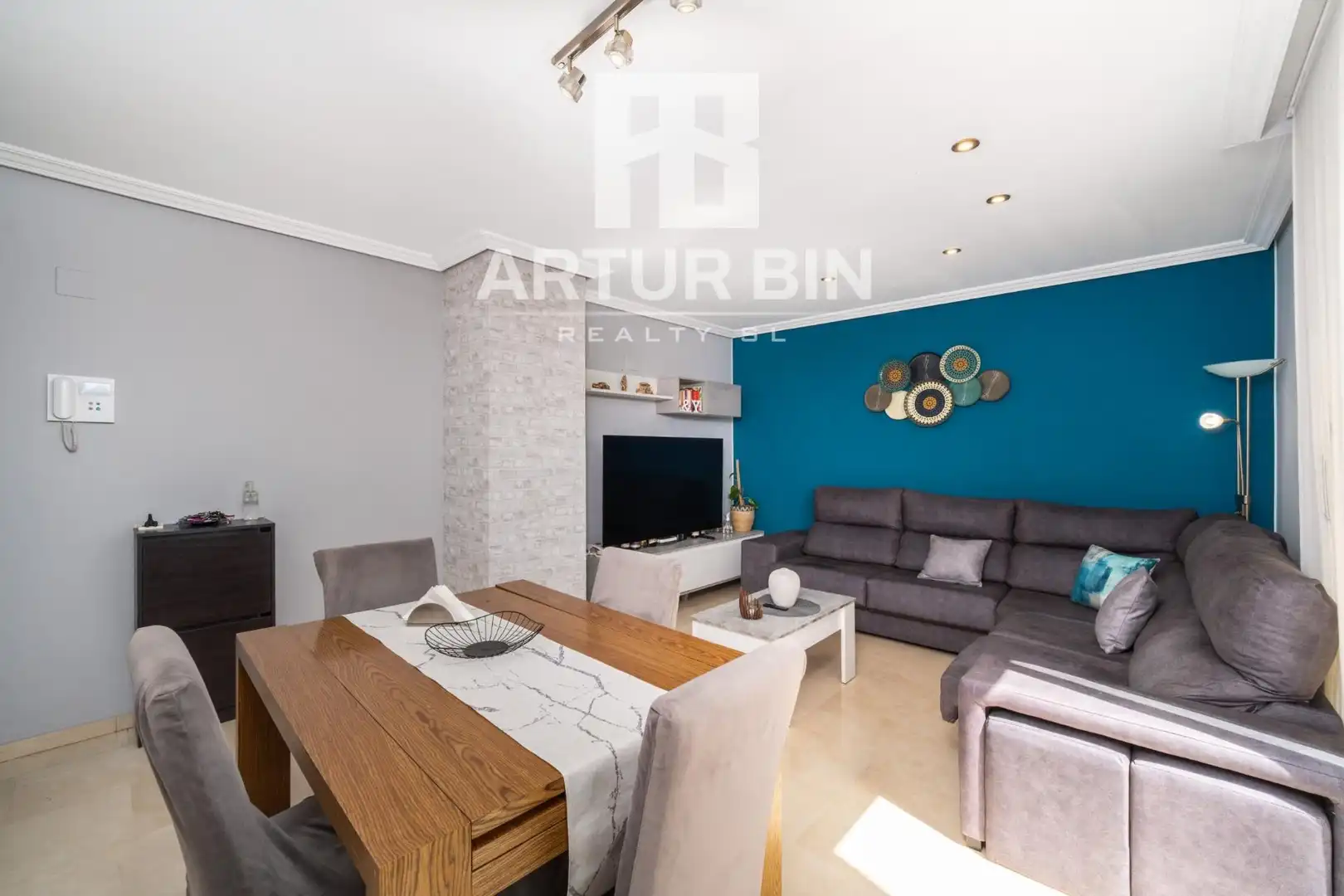 Sala de estar de Ático en venta en Valencia con Calefacción, Jardín privado y Terraza