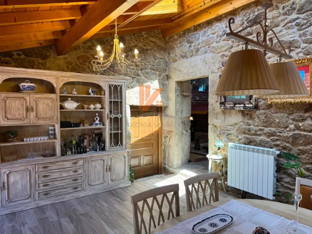 Comedor de Casa o chalet en venta en A Estrada  con Jardín privado, Horno y Balcón