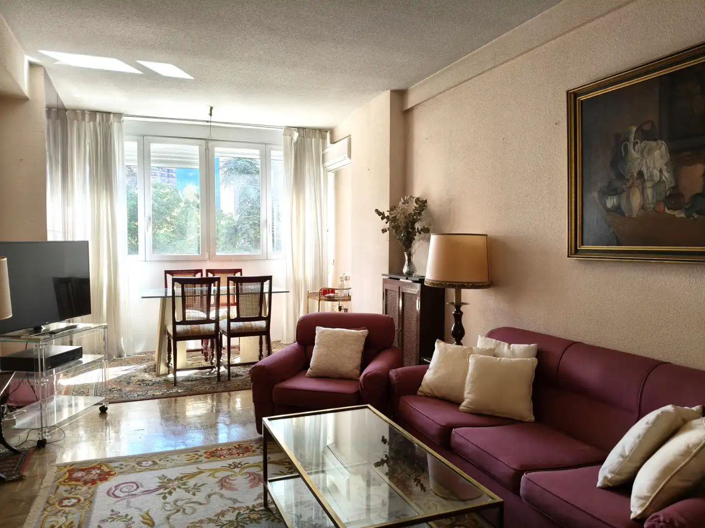 Sala de estar de Piso en venta en Madrid con Aire acondicionado, Calefacción y Parquet