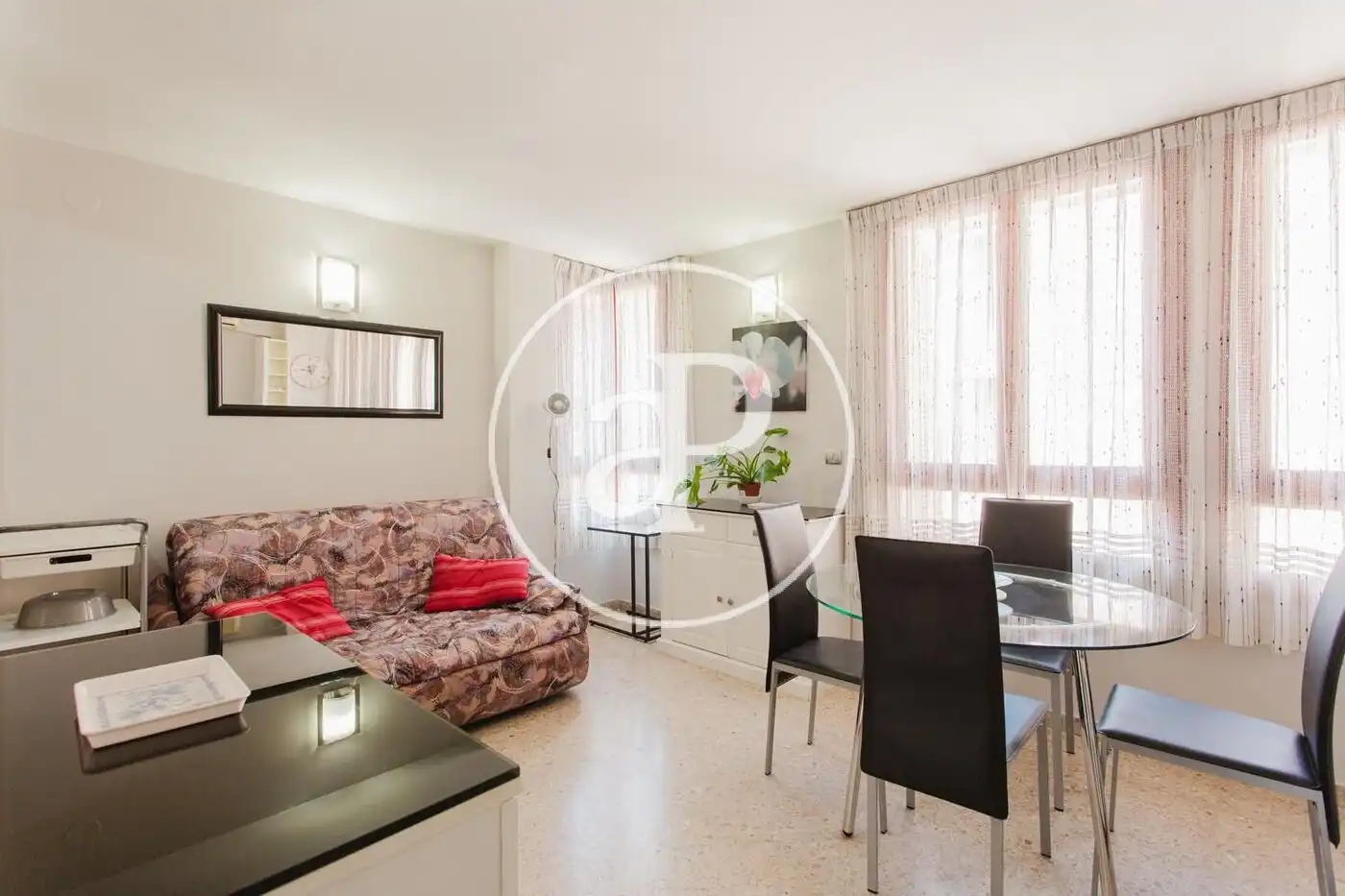 Sala de estar de Piso de alquiler en Valencia con Aire acondicionado, Calefacción y Amueblado