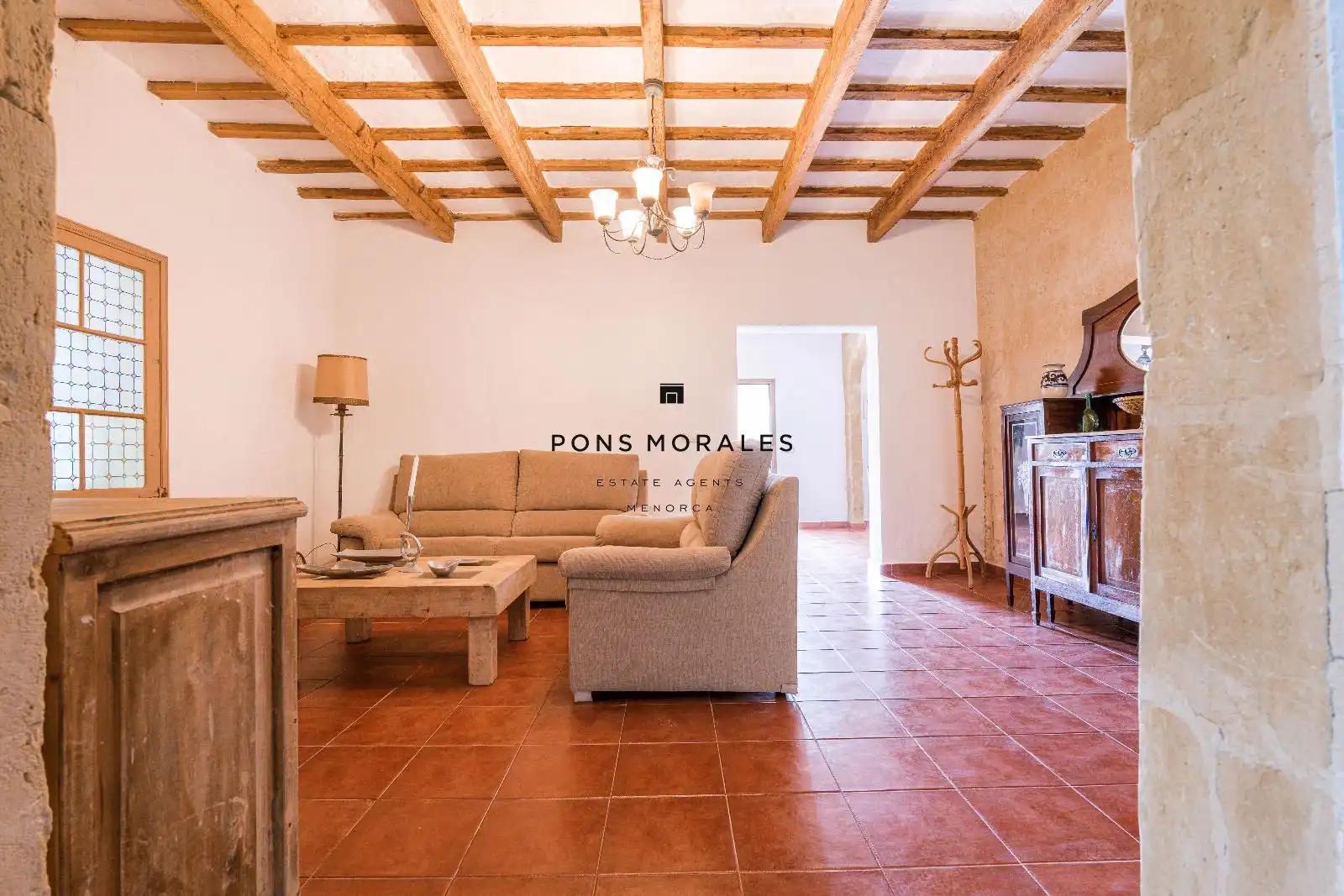Sala de estar de Finca rústica en venta en Alaior con Terraza y Balcón