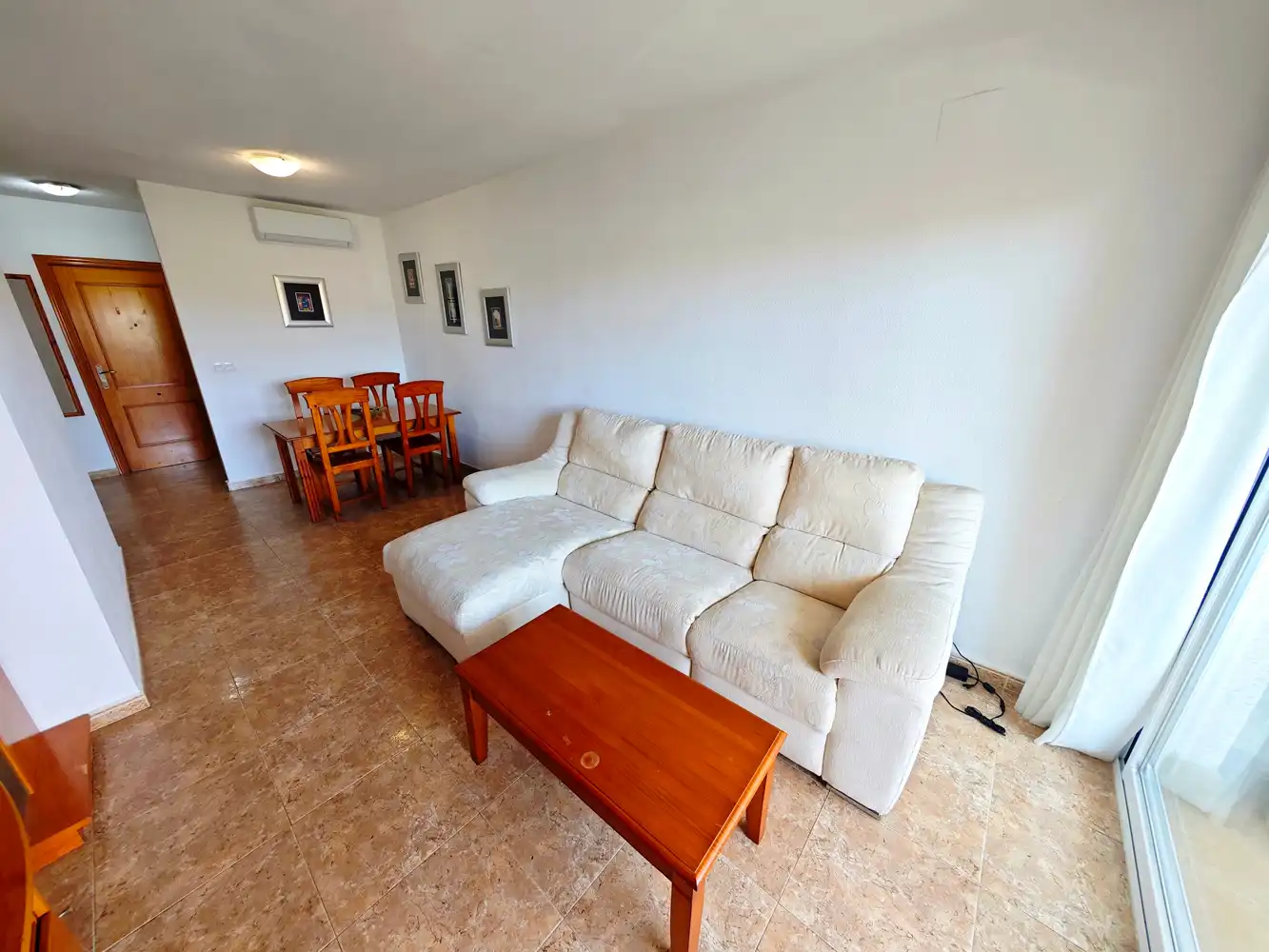 Sala de estar de Piso en venta en Calpe / Calp con Aire acondicionado, Terraza y Amueblado